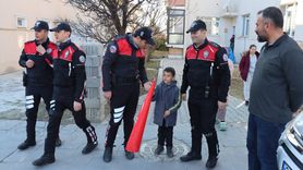 Erzincan'da 6 Yaşındaki Çocuğun Yunus Polisleriyle Buluşma Hayali Gerçekleşti