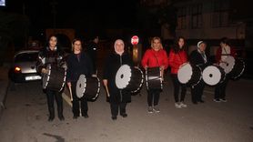 Mersin'de Kadın Ramazan Davulcuları Göreve Başladı