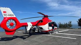 Rize'den Elazığ'a Ambulans Helikopter Seferi: Zatürre Tedavisi Gören Bebek