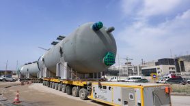 Akkuyu Nükleer Güç Santrali'nde Besleme Suyu Depolama Tankı Taşındı