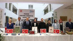 Trabzon'da Denetimli Serbestlik Yükümlülerinin El Sanatları Sergisi Açıldı