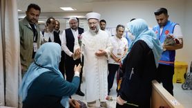 Diyanet İşleri Başkanı Ali Erbaş, Mekke Hastanesini Ziyaret Etti