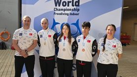 Milli Sporcular Serbest Dalış Dünya Şampiyonası'nda Madalyalarla Döndü
