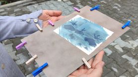 Samsun'da Güneş Baskı Eğitimi: Litvanyalı Sanatçı Jonas Danielevicius'tan Uygulamalı Atölye