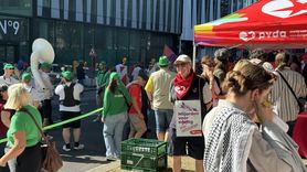 Belçika'da Çalışanlar Grevde