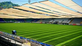 Çaykur Didi Stadyumu'nda Çimlere Güneş Koruma Sistemi