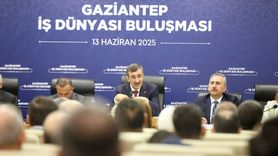 Cumhurbaşkanı Yardımcısı Yılmaz Gaziantep'te Sanayicilerle Toplandı