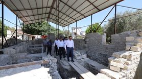 Hatay'daki Tarihi Kilisenin Restorasyonu Devam Ediyor