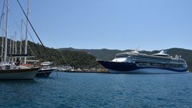 Marmaris'e Kruvaziyer Ziyareti: Marella Discovery 2 ile 1797 Turist Geldi