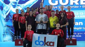 Minikler Türkiye Güreş Şampiyonası'nın Kızlar Kategorisi Sonuçlandı