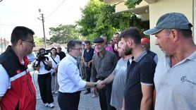 Bakan Yumaklı, Orman Yangınından Etkilenen Köylerde İncelemelerde Bulundu