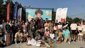 Bursa'da Kaykay Şampiyonası Heyecanı