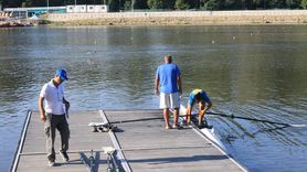 Edirne'de Gençler Türkiye Kupası Kürek Yarışları Heyecanı