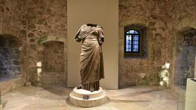 Marmaris'te 2200 Yıllık Bronz Kadın Heykeli İlk Defa Sergilendi