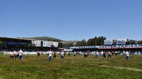 Perşembe Yaylası Yağlı Güreş Festivali'nde Başpehlivan Mustafa Taş