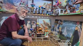 Zonguldak'ta Emekli İşçi 15 Yıldır Resim Yapıyor