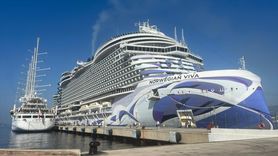 Bodrum Limanı’na Gelen İki Kruvaziyer 3 bin 907 Yolcu Getirdi