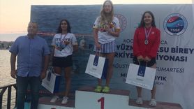 Paletli Yüzme Açık Su Bireysel Türkiye Şampiyonası Kocaeli'de Gerçekleşti