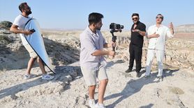 Rafet El Roman Kapadokya'da Yeni Klip Çekiyor: 'Bitmedi Eziyetin'