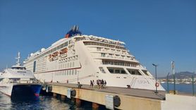Bodrum'a Gelen 'Europa 2' Kruz Gemisi 481 Yolcu ile Limana Yanaştı