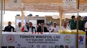 Türkiye Wingfoil Ligi'nin 3. Ayağı Gökçeada'da Gerçekleşti
