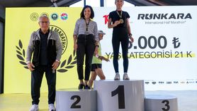 3. Runkara Yarı Maratonu'nda Şampiyonlar Belli Oldu