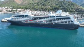 Azamara Onward Kruvaziyeri Marmaris'te 650 Turistle Sıcak Karşılama