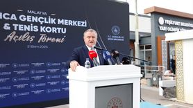 Malatya'da Gençlik Merkezi ve Tenis Kortu Açılışı