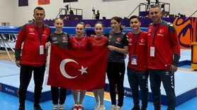 Trampolin Cimnastik Kadın Milli Takımı Bronz Madalyayı Kucakladı