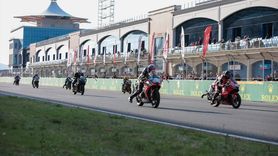Türkiye ve Balkan Motosiklet Birliği Avrupa Pist Şampiyonası İstanbul'da Gerçekleşti
