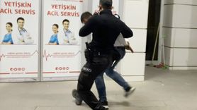 Aksaray'da Bekçilerle Şüpheli Arasında Kovalamaca Kamerada