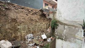 Arnavutköy'de İstitnat Duvarı Çöktü