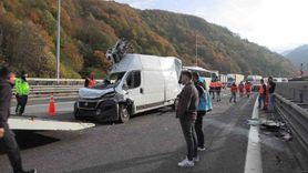 Bolu'da Zincirleme Kaza: 1 Yaralı