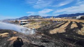 Bucak'ta Arazi Yangını Kontrol Altına Alındı