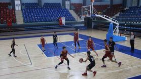 Düzce'de U-14 Erkekler Basketbol Ligi Heyecanı Başladı