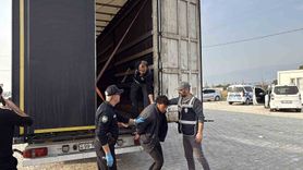 Tokat'ta Tır Dorsesindeki 11 Kaçak Göçmen Yakalandı