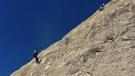 Van'da İlk Çok İp Boylu Kaya Tırmanışı Eğitimi Gerçekleşti