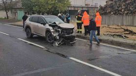 Yağışlı Yolda Kaza: 1 Yaralı