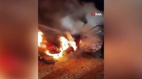 Adana'da Otomobil Patladı, Sürücü Hayatını Kaybetti