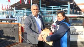 Muğla'da Hayvan Üreticilerine Mineral Blok Taşı Desteği