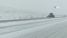 Sivas'ta Kar Yağışı Ulaşımı Olumsuz Etkiledi