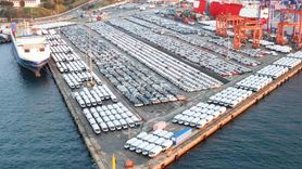 Haydarpaşa Limanı'nda İthal Sıfır Otomobil Yoğunluğu