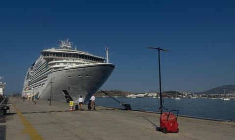 Bodrum'a Gelen Seabourn Encore Kruvaziyeri
