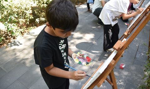 Şanlıurfa'da Filistin Temalı Resim Etkinliği