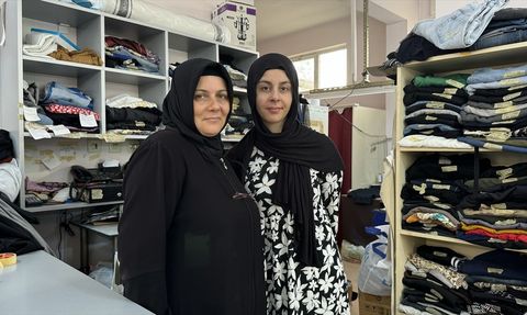 15 Yaşındaki Gülhanım Başaran'ın Terzilik Hayali