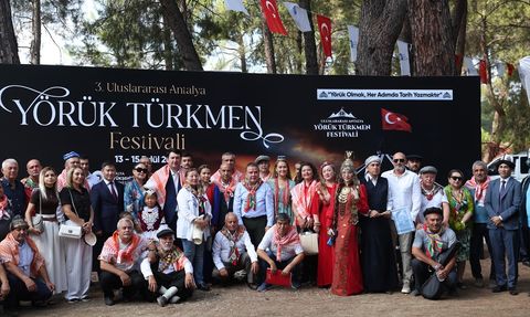 3. Uluslararası Yörük Türkmen Festivali Antalya'da Başlıyor