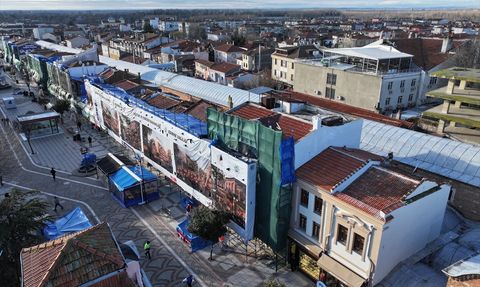 Edirne'deki Sokak Sağlıklaştırma Projesi Devam Ediyor