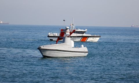 Mersin'de İnsansız Deniz Aracı OKHAN Tanıtıldı