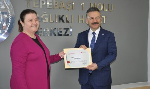 Eskişehir'de Sigarayı Bırakanlara Belge Töreni