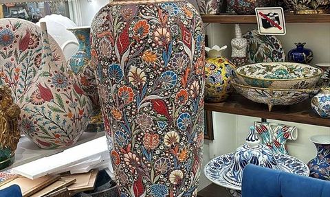 Kütahyalı Usta, 2 Metreyi Aşan Çini Vazo Üretti